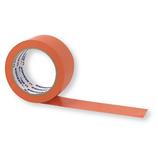 Ruban PVC orange 0,10mmx50mmx33m utilisation de 0 à +70°C